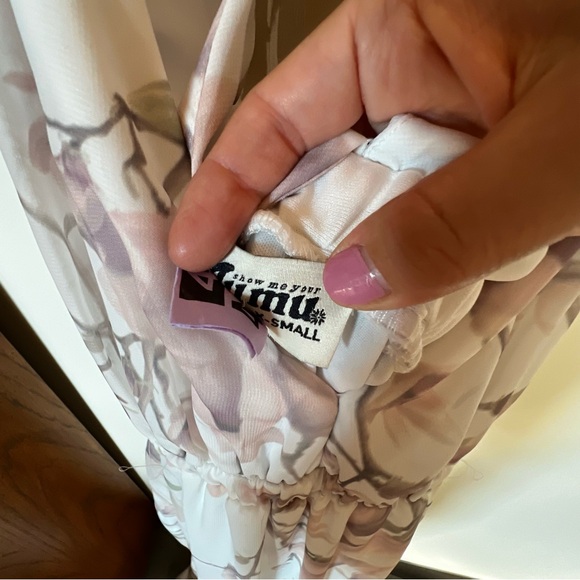 Show me your mumu floral maxi dress white XS - Picture 6 of 7